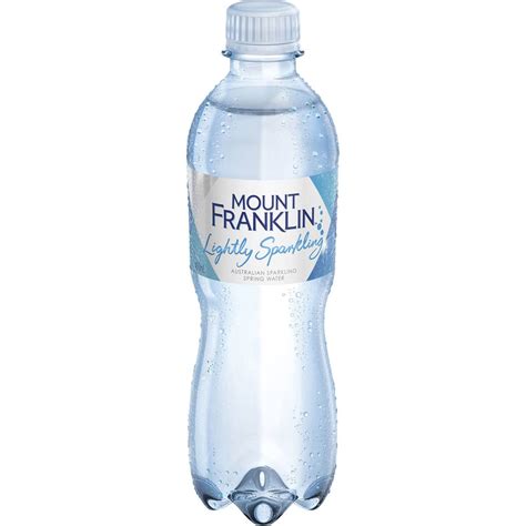 mount franklin lightly sparkling water ml woolworths
