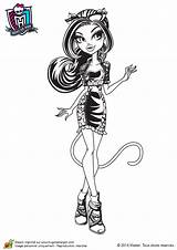 Monster High Coloring Pages Catty Noir Para Colorear Coloriage Monsters Books Printable Comments sketch template