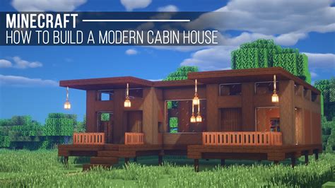 minecraft   build  cabin   build  minecraft  youtube
