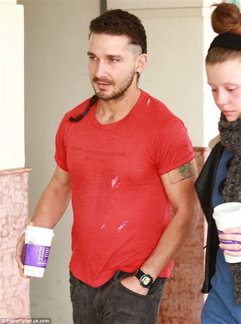 Shia Labeouf Shows Off Rattail Hair Extension With Girlfriend Mia Goth