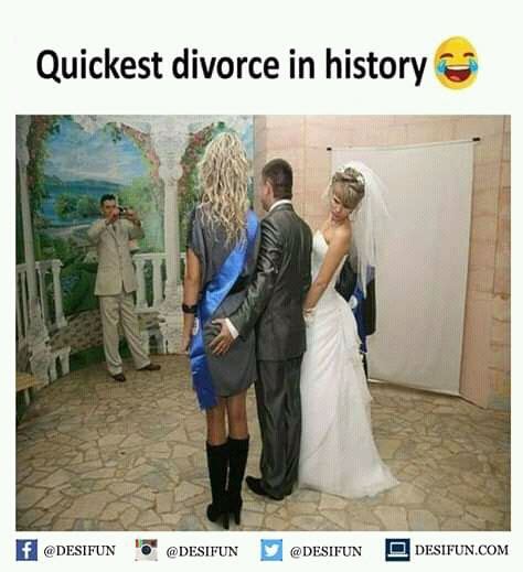 Real Memes Fun Quickest Divorce In History Meme Quick
