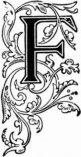 Lettre Lettrine Moyen Alphabet Lettres Enluminure Capolettera Graffitis Coloriage Visita Calligraphie Initial Florales Graphisme sketch template
