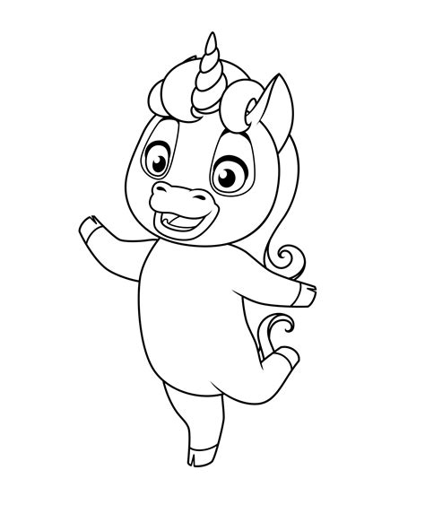coloring pages coloring pages  cute baby unicorns cute baby