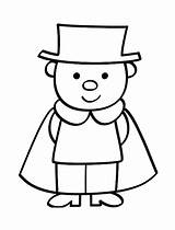 Magician Coloring Pages Designlooter Little People 27kb 791px sketch template