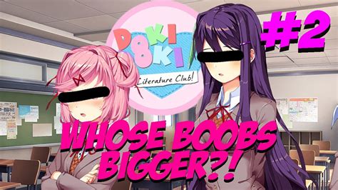 2 Whose Boobs Bigger Doki Doki Literature Club Youtube