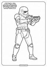 Wars Coloring Star Printable Ren Kylo Stormtrooper Book Pages sketch template