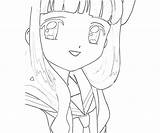 Sakura Cardcaptor Tomoyo Daidouji Cartoon Coloring Pages sketch template