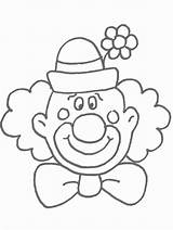 Clown Coloring Pages Kids Print Printable sketch template