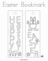 Easter Bookmark Coloring Twistynoodle Noodle Kids Print Built California Usa Cursive Twisty sketch template