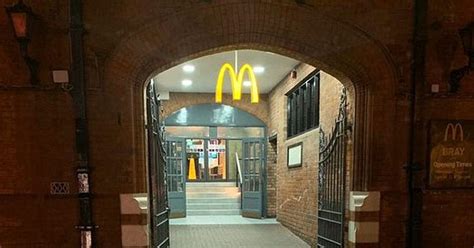 Inside Worlds Most Beautiful Mcdonalds With Wooden Beams And Clock