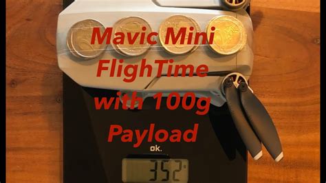 mavic mini flight time   payload youtube
