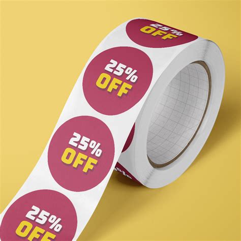 circle roll labels labels stickers labels blitz print house