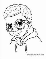 Coloring Pages African American Color sketch template