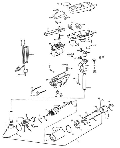minn kota  volt trolling motor wiring diagram collection