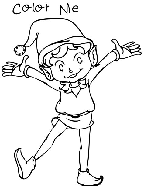 elf   shelf coloring pages    angles coloring pages
