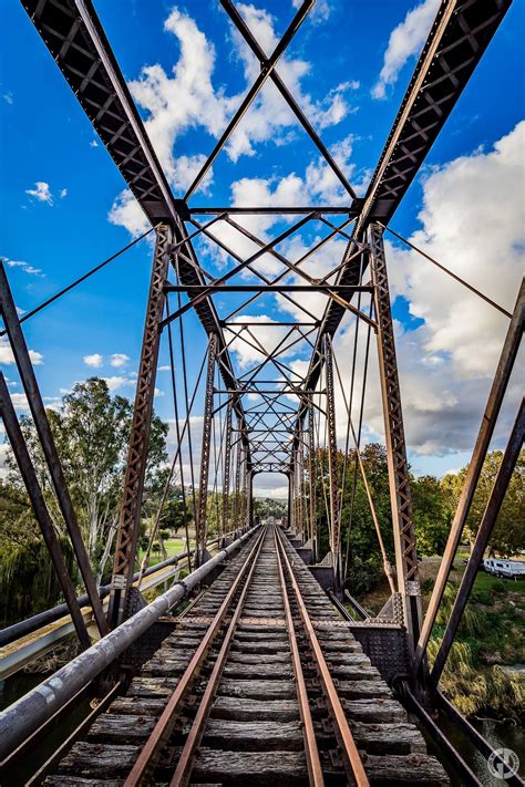 railway bridge  gundagai nsw railway bridges railroad tracks locations
