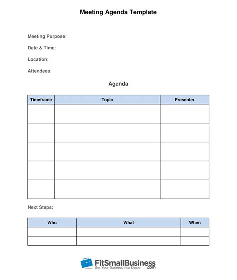 meeting talking points template  template