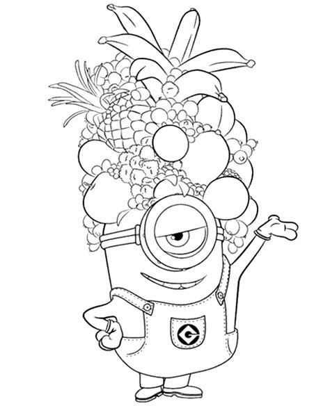 funny picture  minion  fruit