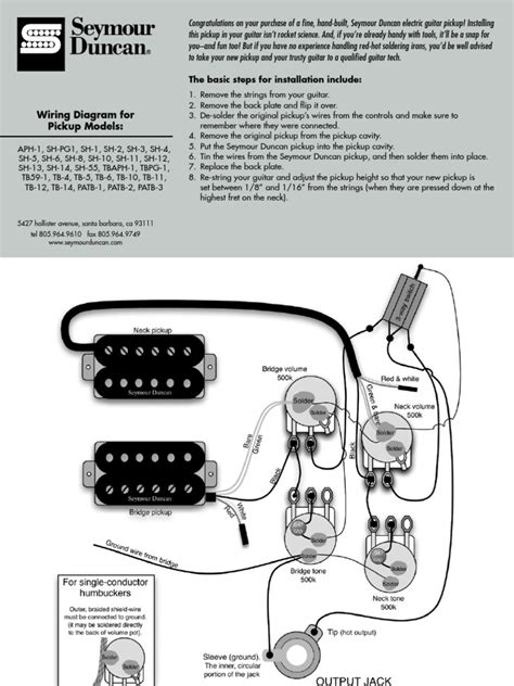 pickup wiring diagrams sd guitars celtic musical instruments