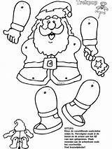 Knutselpagina Kerstman Knutselen Noel Navidad Kleurplaten Articulado Hampelmann Eens Kleurplaat Marionetas Paperdolls Manualidad Besuchen Weihnachten 1753 Jacks Verder Printables Afkomstig sketch template