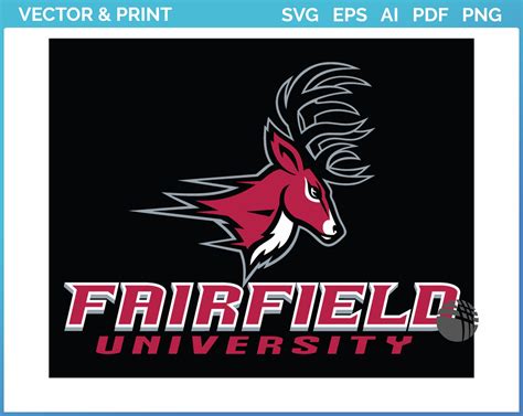 fairfield stags alternate logo  college sports vector svg logo   formats