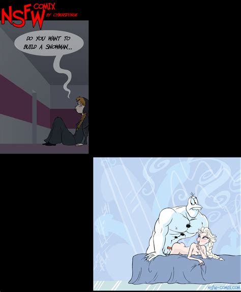 rule 34 bed comic elsa frozen frozen movie humor nsfw comix olaf frozen sex snowman