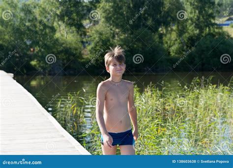 years  boy swimming  relaxation   sea waves concept