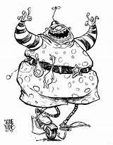 Nightmare Before Christmas Clown Face Away Tear Characters Tearaway Skottie Young Tattoo Comic Choose Board источник Google Nunamaker Greg sketch template