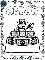 Muertos Altar Actividades Ofrenda Día Ofrendas Dibujar Altares Preescolar Imageneseducativas Artículo Seleccionar sketch template