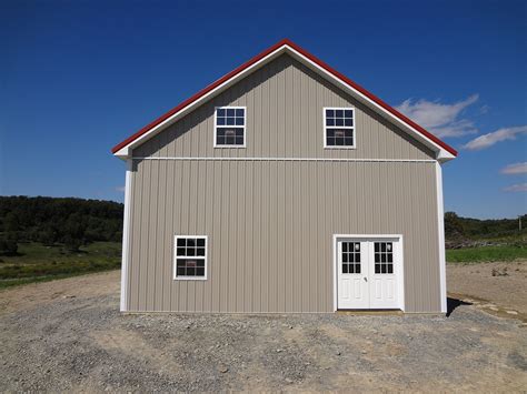 custom built house style barn