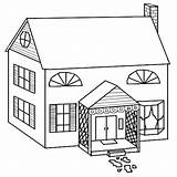 House Coloring School Simple Houses Drawing Easy Sketch Colouring Pages Kids Paintingvalley Drawings Building Coloringsky Printable Size Sheet Color Dream sketch template