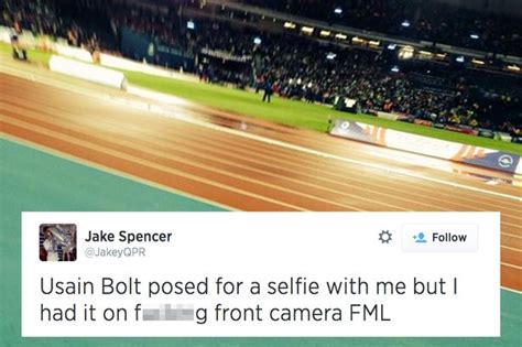 Usain Bolt Selfie Fail As Fan Takes Picture With Camera