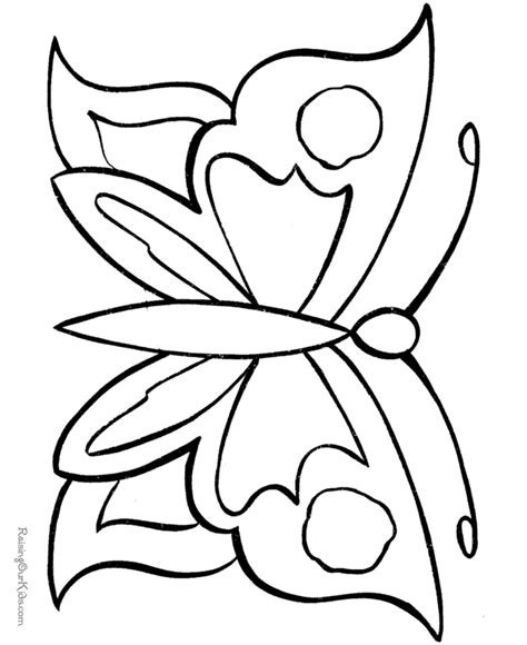 butterflies colouring pages