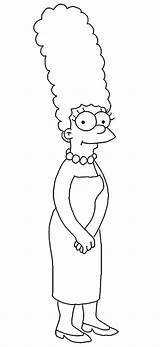 Simpson Marge Homer Comofazeremcasa sketch template