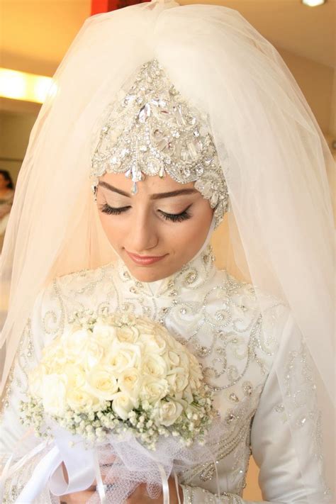 Modest And Islamic Bridal Hijab With Veil Hijabiworld