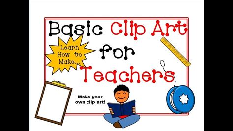 basic clipart tutorial  teachers powerpoint youtube