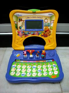 kiddy parlour sold gallery vtech winnie  pooh play  learn laptop