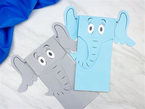 elephant puppet template joicefglopes