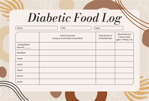 images   printable diabetic food journal  printable
