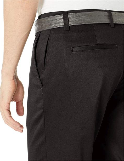 essentials mens standard straight fit stretch black size    aj  ebay