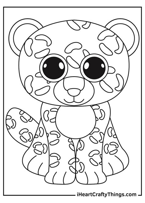 beanie boos coloring pages updated