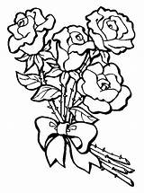 Coloring Pages Valentine Flowers Flower Printables Roses Color Printable Happy Para Mothers Rose Mom Flores Drawing Rosas Birthday Dibujos Kids sketch template