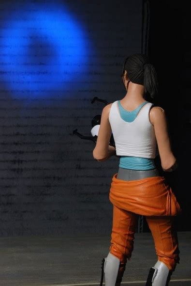portal   scale action figure chell