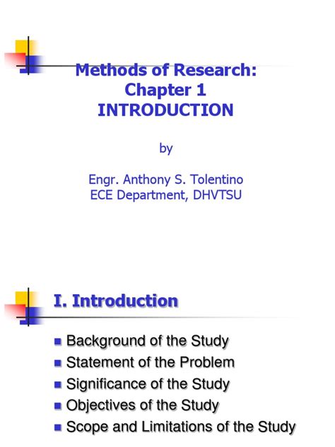methods  research chapter