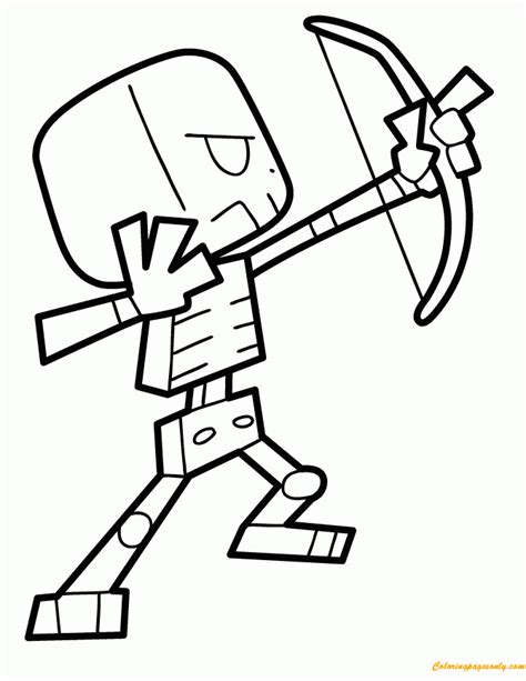 minecraft zombie coloring page  printable coloring pages