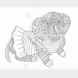 Dachshund Coloring Book Volume Adults Children sketch template