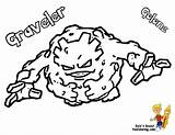 Graveler Cloyster sketch template