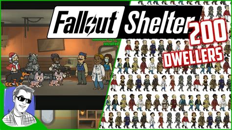 Fallout Shelter Vault 628 200 Dwellers Ep53 Youtube