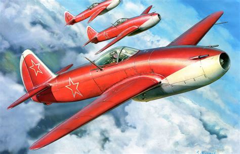 wallpapers art clouds yakovlev yak  feather soviet air force picture