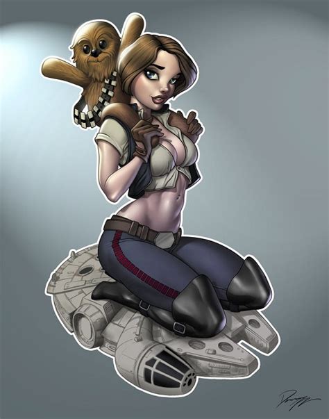 Star Wars Pin Up Art Has Models Showing Some Sexy Star